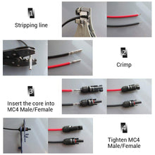 Load image into Gallery viewer, 10 Pairs Solar Panel Connector