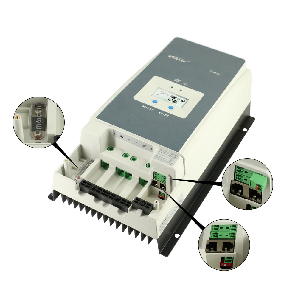 80A Epever MPPT Auto Max DC-200V Input Solar Charge Controller 12V/24V –  Inverter Charger China Inc.