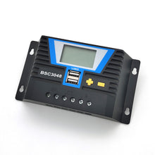 Load image into Gallery viewer, Temank Intelligent PWM 30A 12V 24V 36V 48V Solar Panel Charge Controller With LCD Display