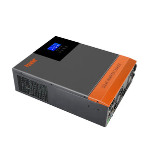 Temank Solar Inverter Charger 3KW 120V AC MPPT 60A Solar Charge Controller PV 100V lifepo4 Battery And Lead Acid Battery