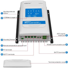 Load image into Gallery viewer, Temank EPever MPPT Dual Battery Solar Controller Regulator DR3210N 30A 12V 24V DC Auto