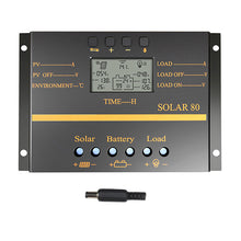 Load image into Gallery viewer, Temank PWM 80A 12V 24V Solar Charge Controller S80 For PV System