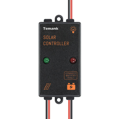 Temank 5A 12Volt PWM Solar Charge Controller