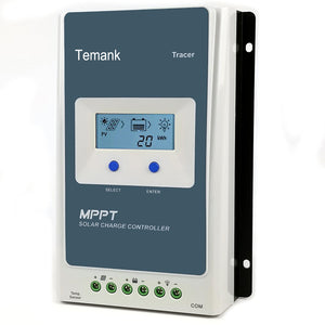 Temank 20A MPPT Solar Charge Controller 12V/24V
