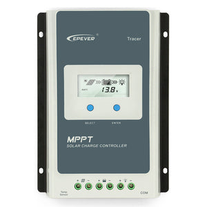 EPever 1210AN 12V/24V MPPT Battery Regulator Charge Controller with Max PV Input 100v for Solar home System