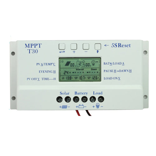 Temank PWM MPPT Solar Charge Controller T30 30A AWG 7