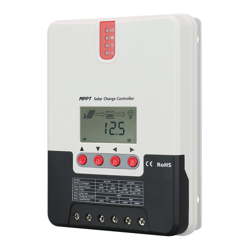 Temank EPever MPPT Dual Battery Solar Controller Regulator DR3210N 30A