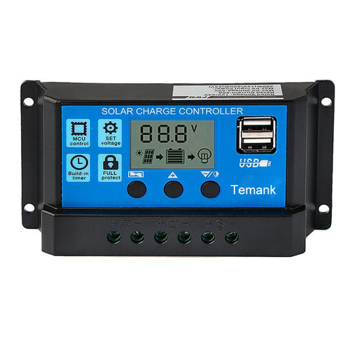 Temank 30A Solar Charge Controller PWM